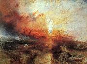 Joseph Mallord William Turner The Slave Ship Spain oil painting artist